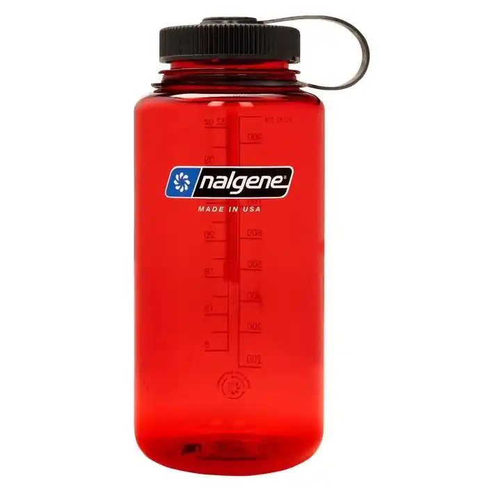 Lahev Nalgene Wide Mouth 1000 ml Sustain Red Oblíbený