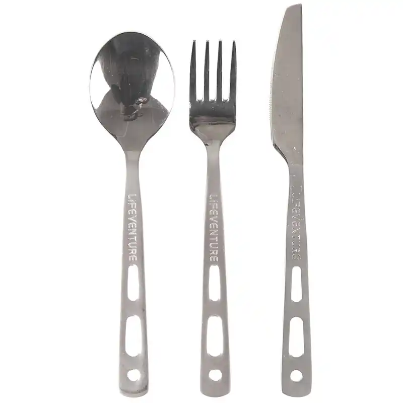Sezónní Sleva Příbor Lifeventure Knife Fork Spoon Set - Basic