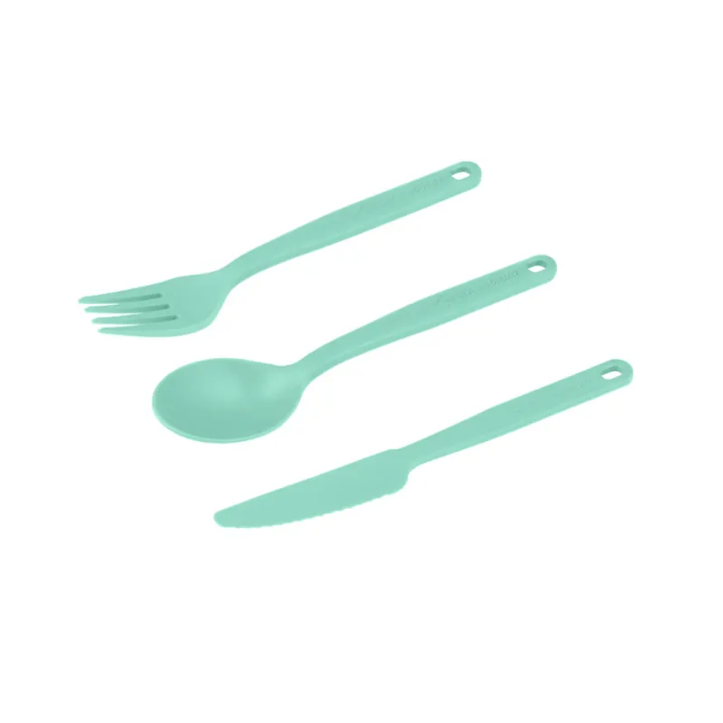 Sada příborů Sea To Summit Camp Cutlery Set light green Výprodej