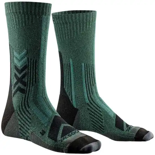 Expresní Doručení Ponožky X-Bionic X-SOCKS HIKE PERFORM MERINO CREW DARK SAGE/BLACK