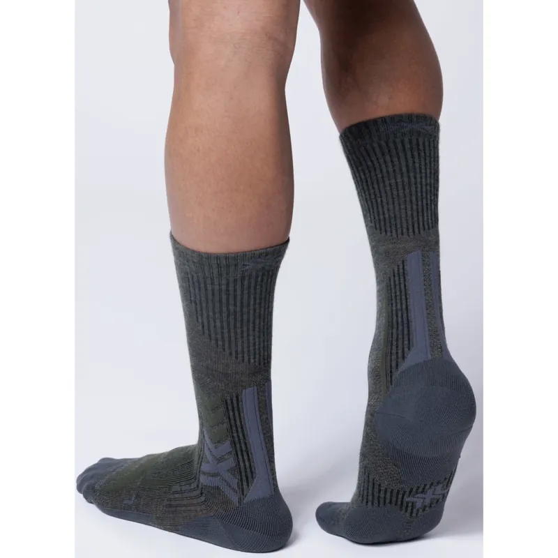 Značkový Ponožky X-Bionic X-SOCKS TREKKING PERFORM MERINO CREW Black/Charcoal