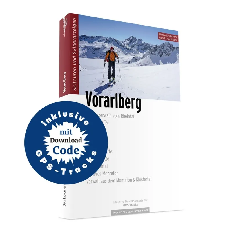 Skialpinistický průvodce Skitourenführer Vorarlberg 2023 včetně GPS souřadnic Výprodej