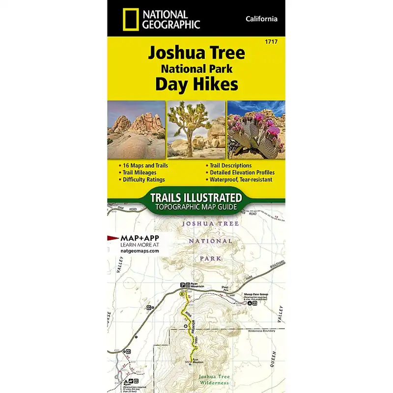 Koupit Online Mapa Joshua Tree National Park Day Hikes