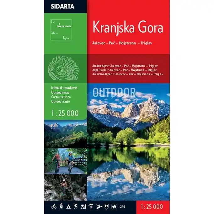 Levný Mapa Kranjska Gora Outdoor 1 25000