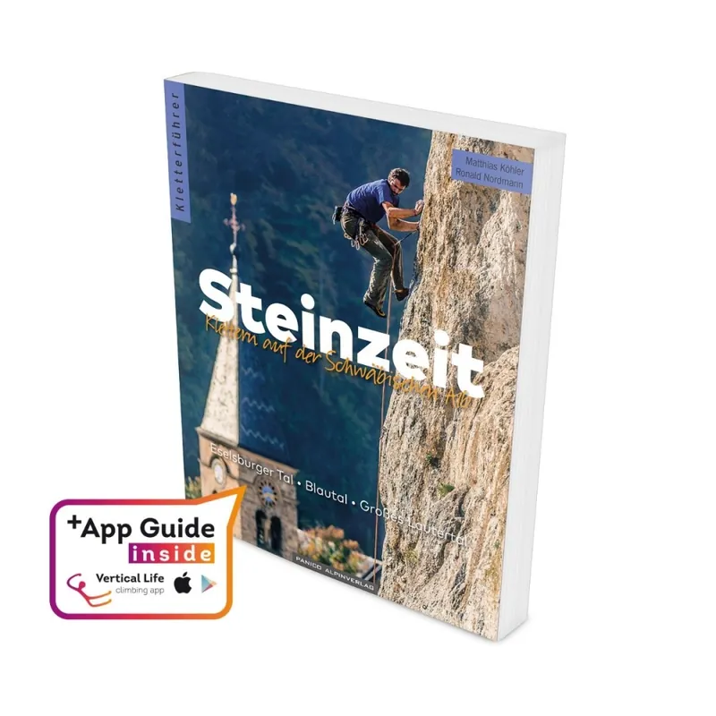 Vrácení Zdarma Lezecký průvodce Steinzeit - Schwäbische Alb - Blautal, Großes Lautertal & Eselsburger Tal