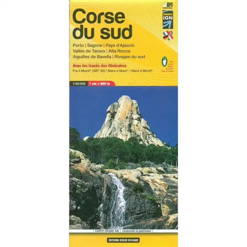 Objednat Nyní Mapa Southern Corsica - Jižní Korsika