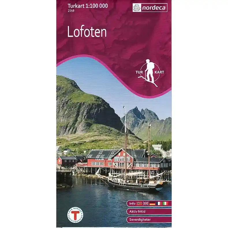Mapa Lofoty 1 100 000 Vysoce Kvalitní