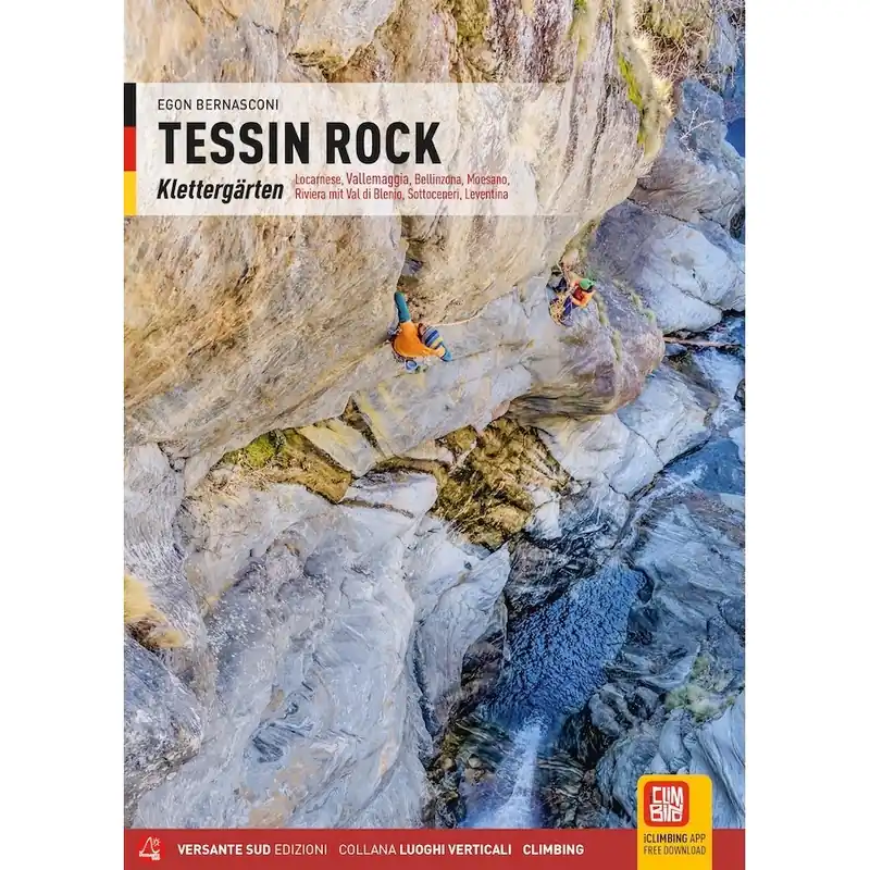 Lezecký průvodce Ticino rock (Tessin Rock) německá verze Cenová Bomba