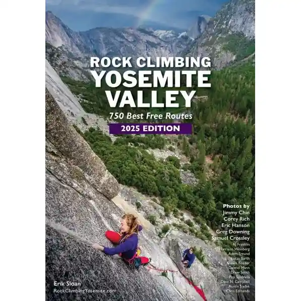 Lezecký průvodce ROCK CLIMBING YOSEMITE VALLEY 2025 Levný