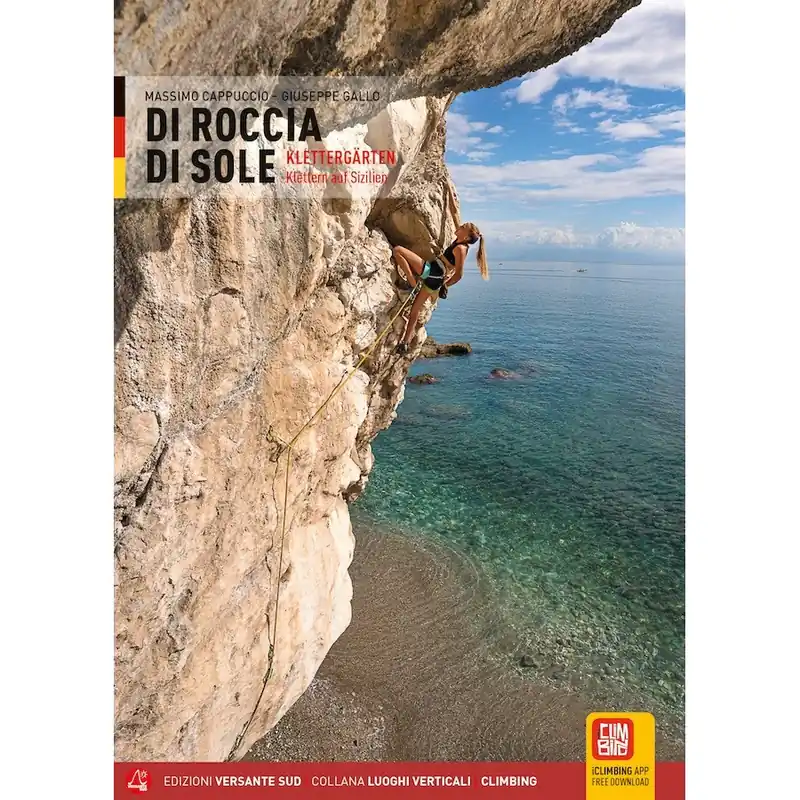 Autentický Lezecký průvodce Roccia di Sole - Sicílie německá verze