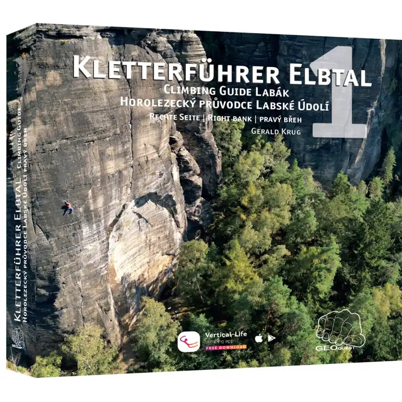 Lezecký průvodce Labské údolí pravý břeh - Kletterführer Elbtal díl 1. Speciální Cena