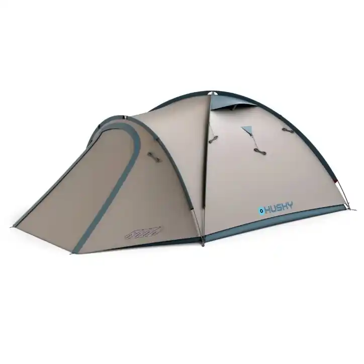 Rychlé Dodání Turistický stan Husky BIZON 4 CLASSIC light grey