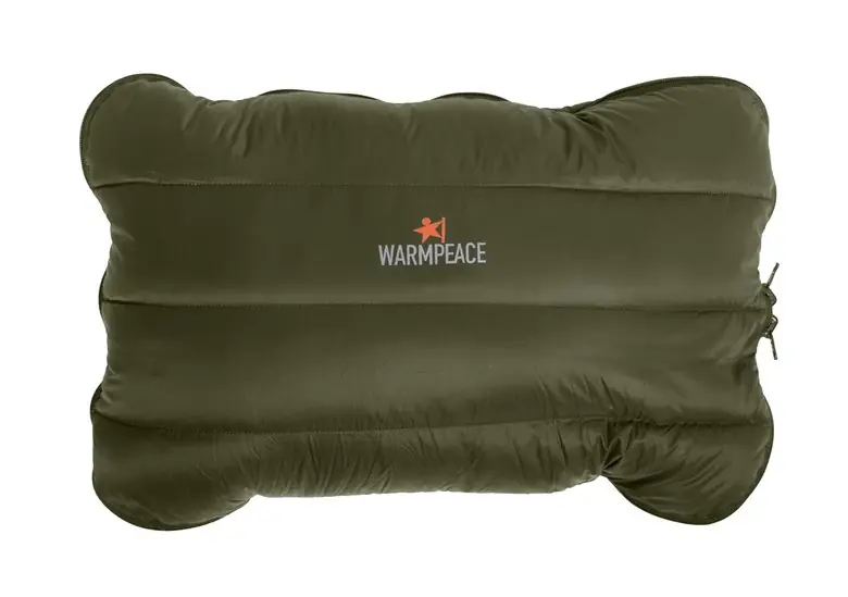 WARMPEACE POLŠTÁŘEK PÉŘOVÝ ZIP olive Expresní Doručení