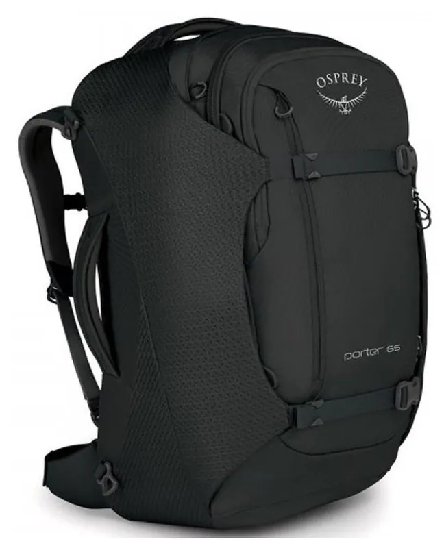 OSPREY Porter 65 black Nejprodávanější