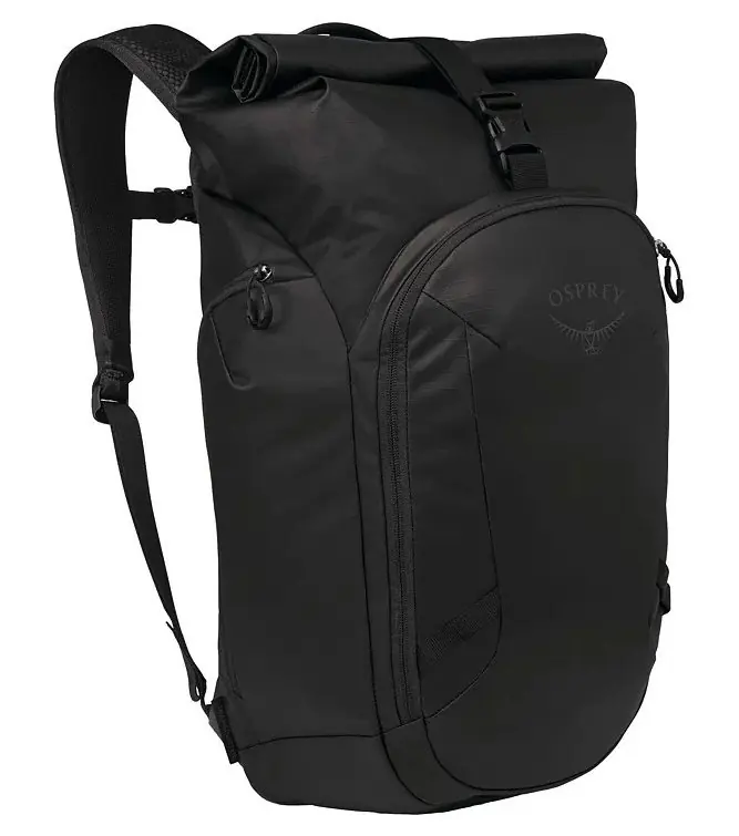 Pouze Dnes OSPREY TRANSPORTER ROLL TOP PACK raven black/black