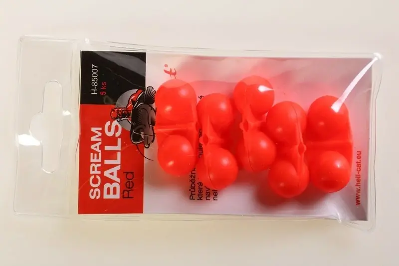 Tovární Cena Hell-Cat Chrastítko Scream Balls Red,5ks