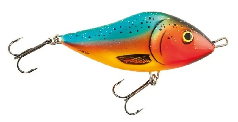 SALMO Wobler Slider Floating 7cm - ORANGE PARROT Aktuální