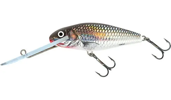 Oblíbený SALMO Wobler Perch Floating 12cm - HOLOGRAPHIC GREY SHINER