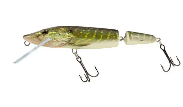 SALMO Pike Jointed Floating 13cm - REAL PIKE Rychlé Dodání