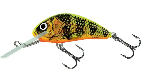 SALMO Hornet 4cm Floating - GOLD FLUO PERCH Přímo Od Výrobce