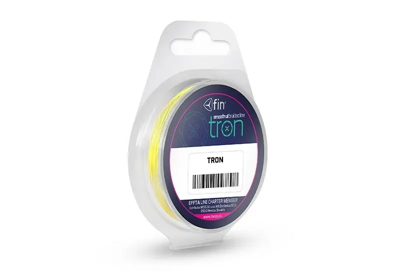 DELPHIN fin TRON fluo žlutá / 20m VÝPRODEJ Nejprodávanější