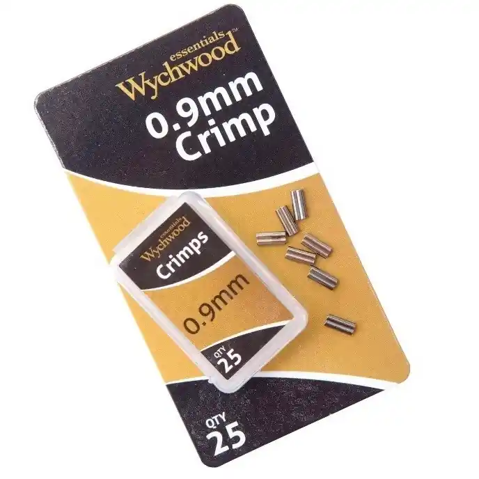 Kovové spojky Wychwood 0.9mm Crimps 25ks Časově Omezené