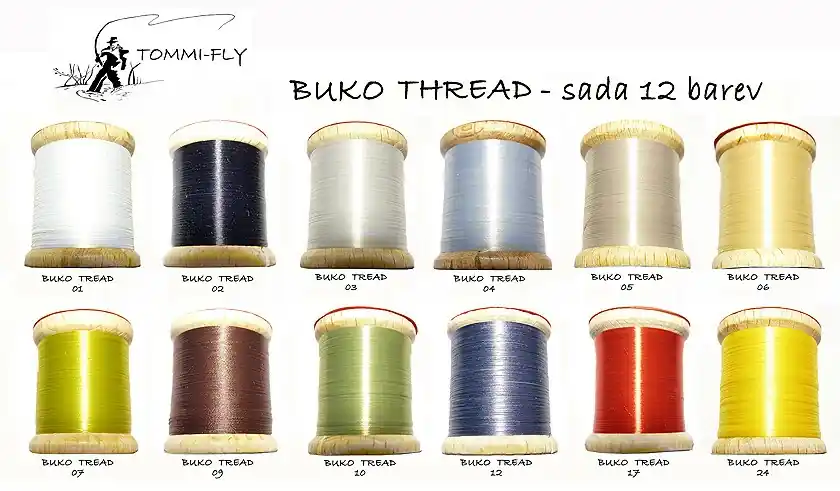 Kup Teď Tommi-fly BUKO THREAD - sada 12 barev