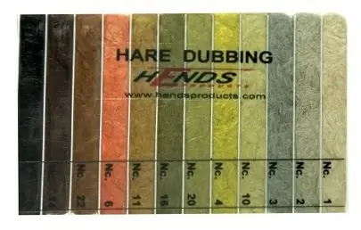 HENDS HARE DUBBING BOX - 12 BAREV Nová Kolekce