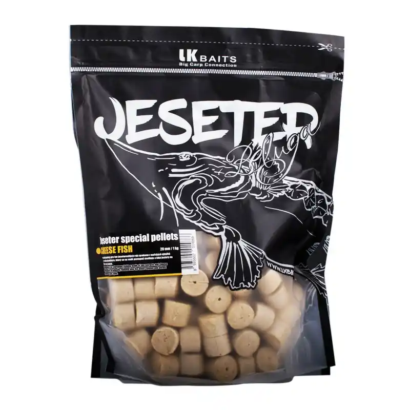 LK Baits Jeseter Special Pellets Cheese 20mm 1kg Top Prodej