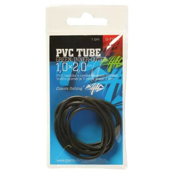 Výhodná Nabídka GIANTS FISHING PVC hadička PVC Tube Green/InnerxOuter 0,8x1,8mm,1m