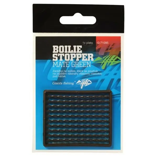 GIANTS FISHING Zarážka na boilie Boilie Stopper Mate Green, 1 bal. Speciální Cena