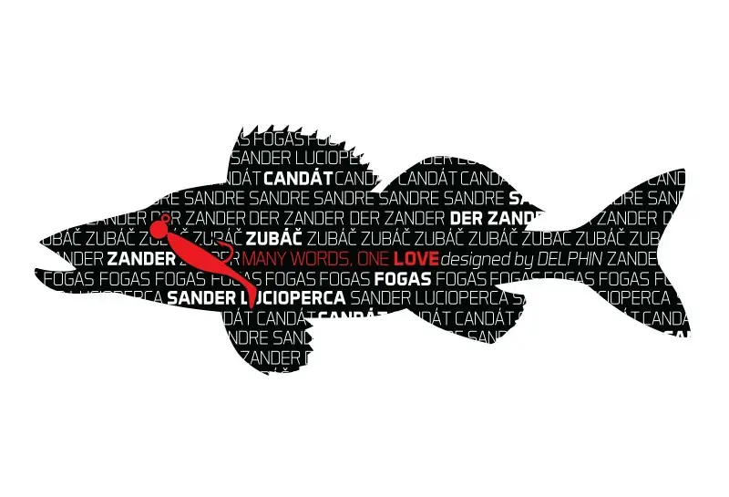 Značkový DELPHIN Nálepka CANDÁT série Words