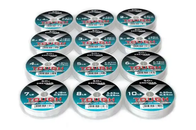 DRENNAN X-Tough Hooklink 50m 0,22m 3,63kg Aktuální