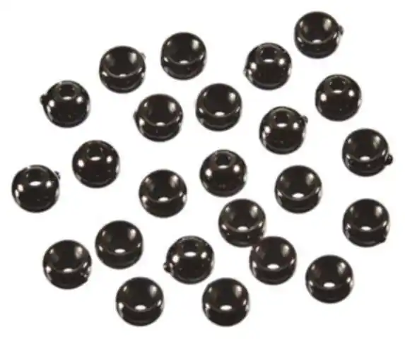 Finální Výprodej GIANTS FISHING Hlavičky černé - Beads Black 2,8 mm/100 ks