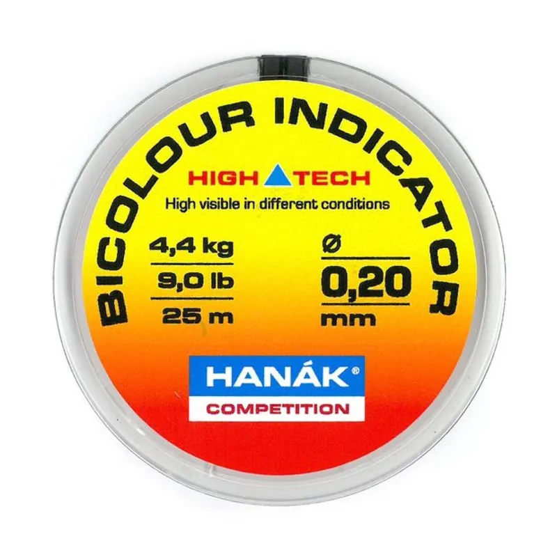 HANÁK Competition Bicolour Indikátor oranžovo-žlutý 25 m Nízká Cena
