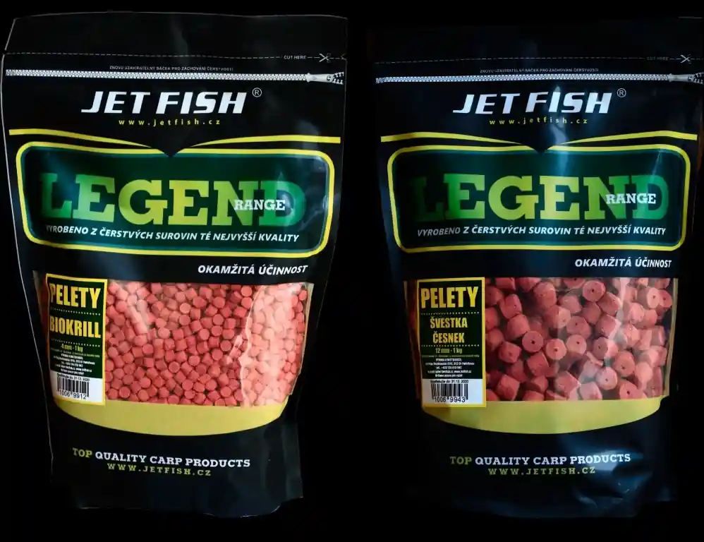 JET FISH LEGEND pelety 1kg - 4/12mm Nakupujte Hned