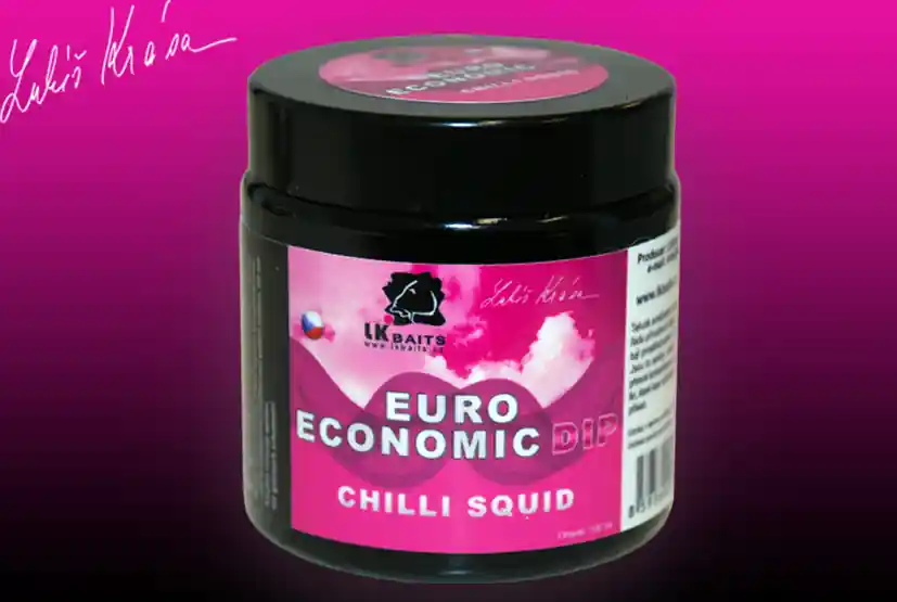 Autentický LK Baits Euro Economic Dip Chilli Squid 100ml