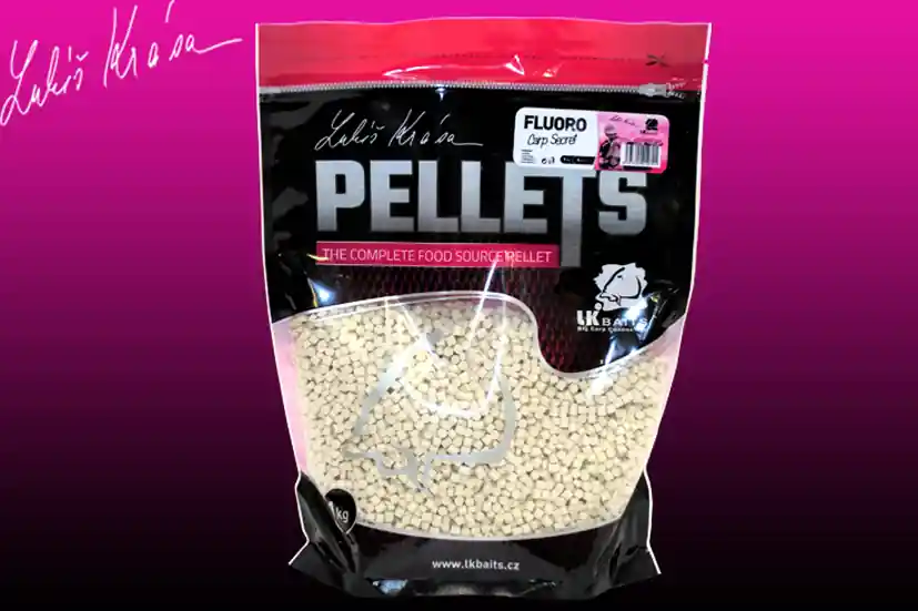 LK Baits Fluoro Pellets Carp Secret 1kg, 2mm Dokud Zásoby Vydrží