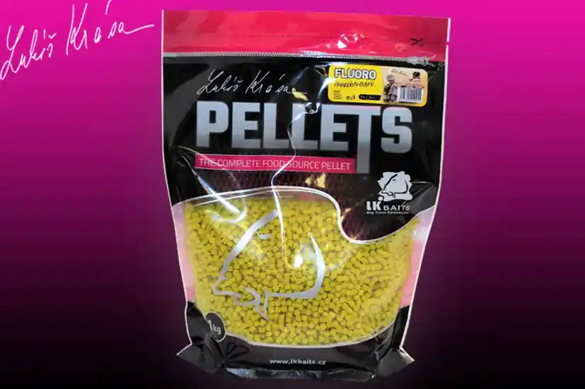 Výprodej LK Baits Fluoro Pellets Pineapple/N-Butyric 1kg, 4mm