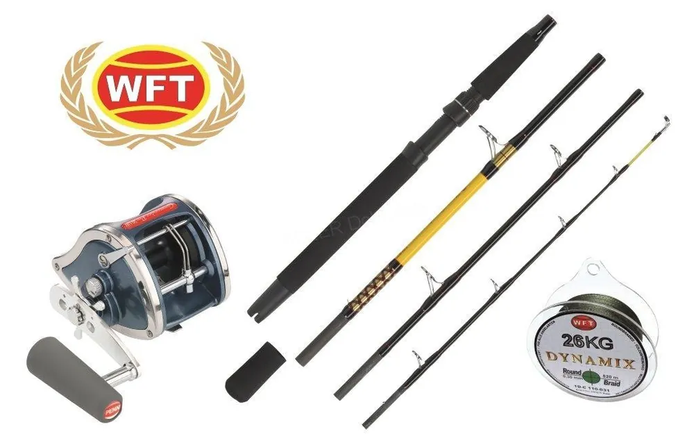 COMBO PENN Commander Pro 20 LW + WFT NC Fjord Spin Travel 2,10m, 200-600g Levný
