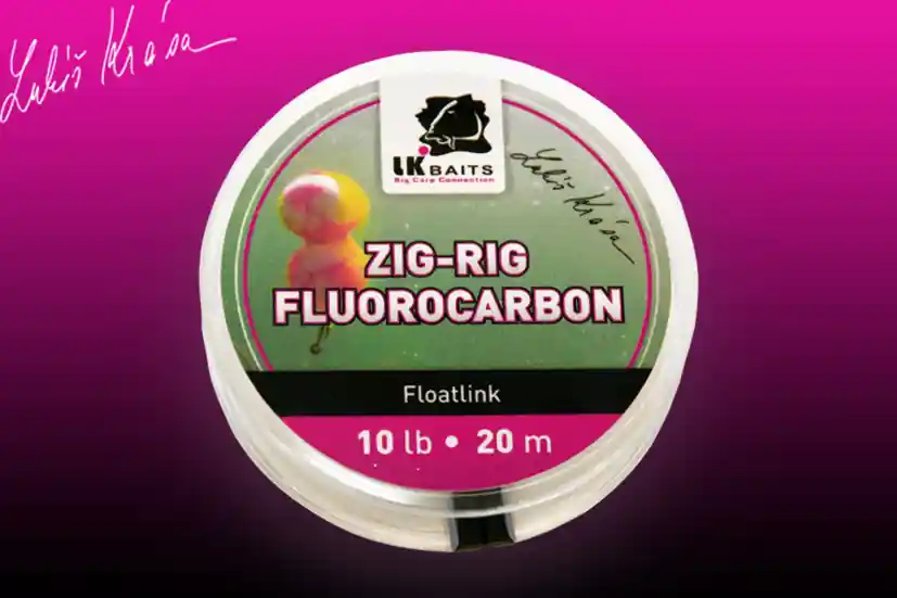 LK Baits ZIG-RIG Fluorocarbon 10lb/20m Rychlé Dodání