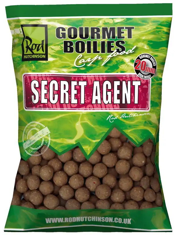Rod Hutchinson RH Boilies Secret Agent with Liver Liquid 20mm 1 kg Omezená Nabídka