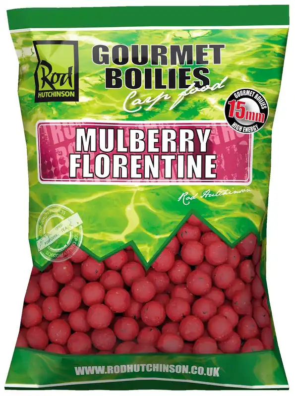 Rychlé Dodání Rod Hutchinson RH Boilies Mulberry Florentine with Protaste Plus 15mm 1kg