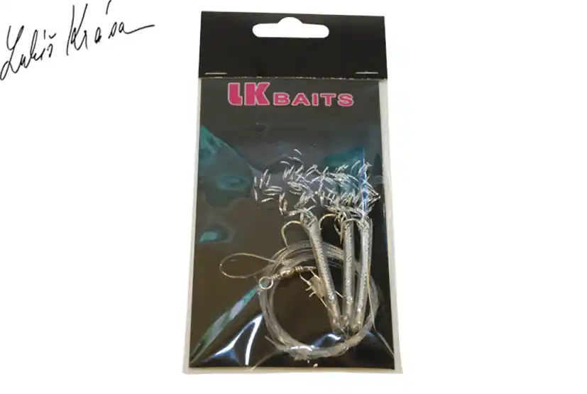 Cenový Hit LK Baits Návazec na moře 1/0 0,60/0,45mm stříbrný