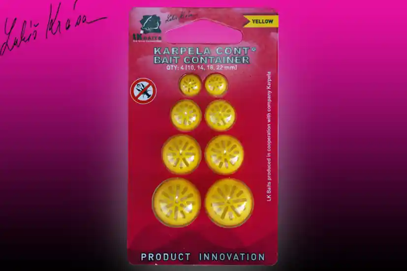 Omezená Nabídka Karpela Cont - LK Baits s zářezy - žlutá(yellow)