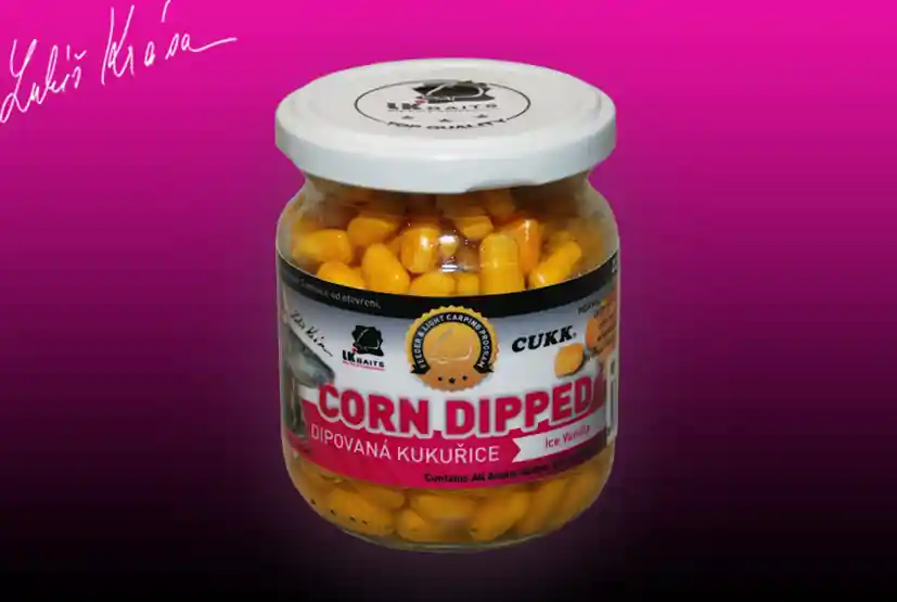 LK BAITS Dipovaná kukuřice Ice Vanilla Akce