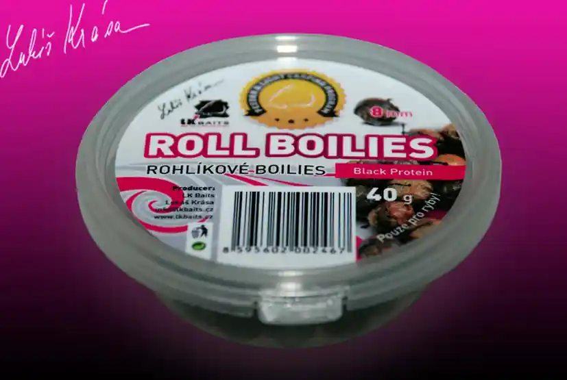 Nejlepší Volba LK BAITS Rohlíkové boilies Black Protein 8mm