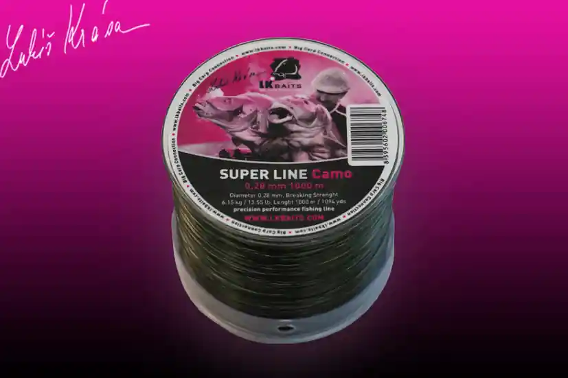 LK Baits Super Line Camo 0,30mm 1000m Novinka