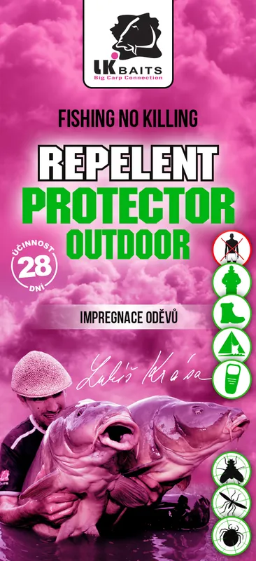 Rychlé Dodání LK BAITS Repelent Protector Outdoor - Impregnace oděvů 90ml