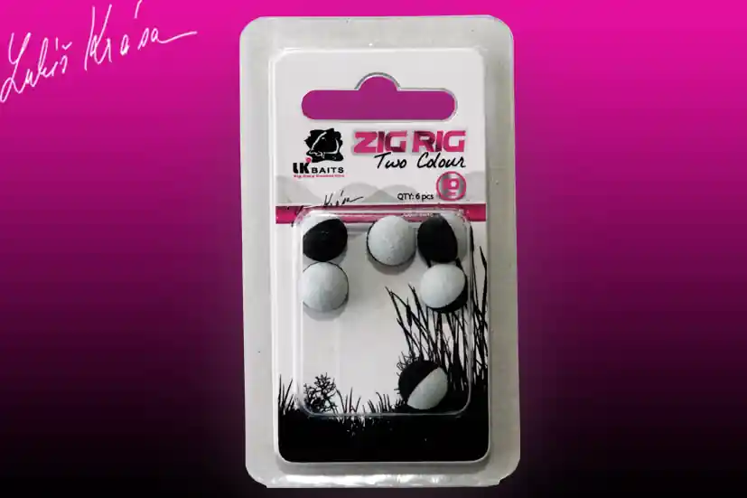 Nejprodávanější LK Baits ZIG RIG Pop–Up 10 mm – Black/White